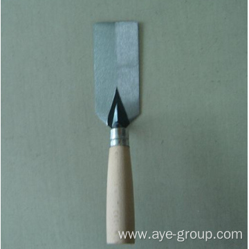 Brick trowel hand tools with wooden handle